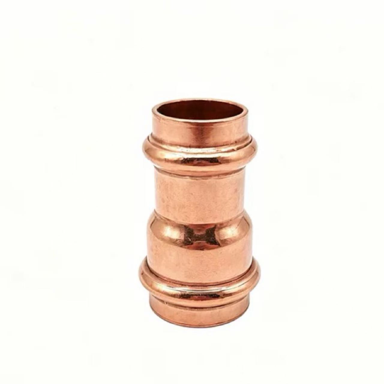 Conector drept de reducere dublu prin presare
