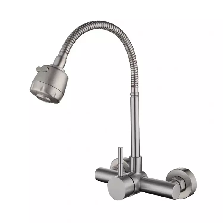 Robinet universal de apă caldă și rece, montat pe perete de bucătărie Robinet universal de apă caldă și rece, montat pe perete de bucătărie