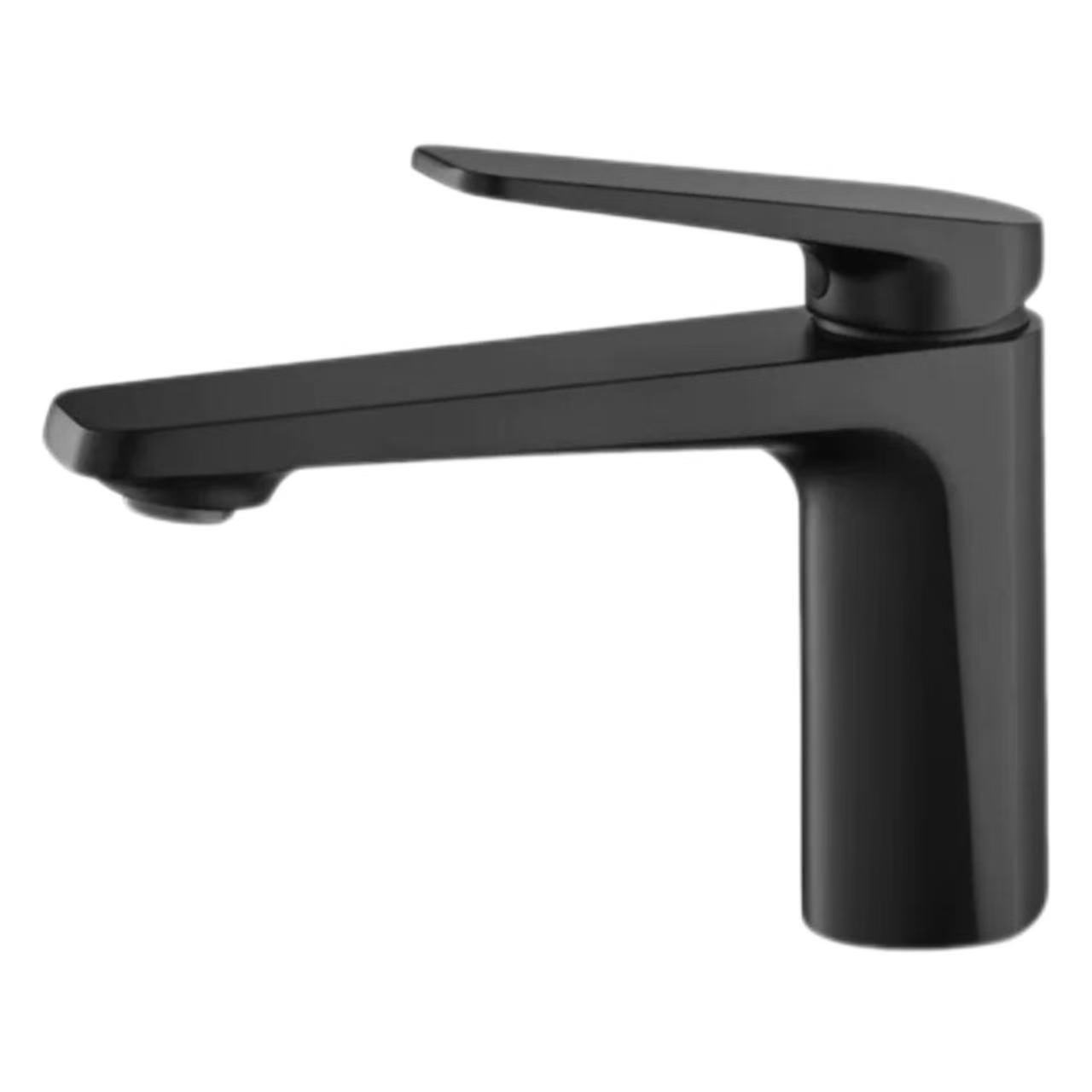 Baterie minimalistă Dragon cu mâner lung negru mat